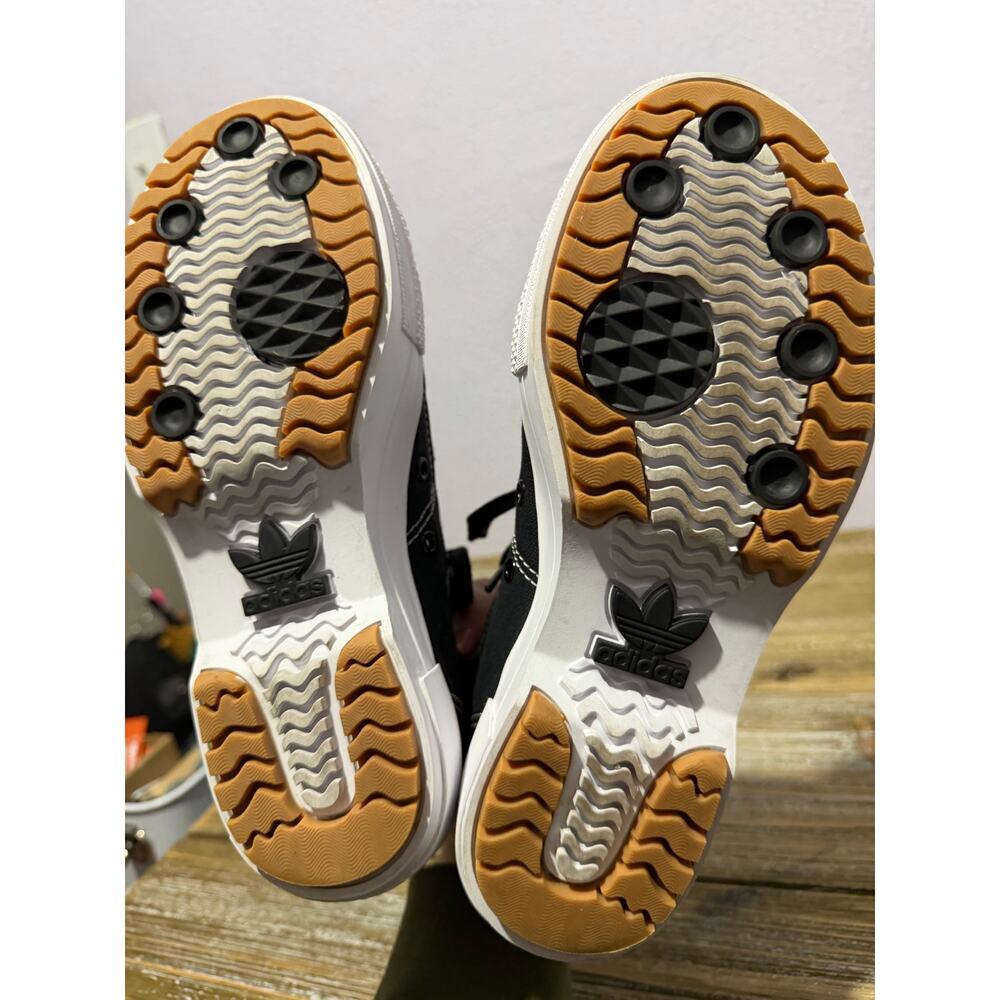Adidas‎ Nizza Trek Black White GZ8857 Platform Hi Top Canvas Sneakers Women's 7 - Picture 7 of 10